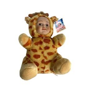 Toy Works Baby Face Collection Giraffe Costume Baby Doll Plush